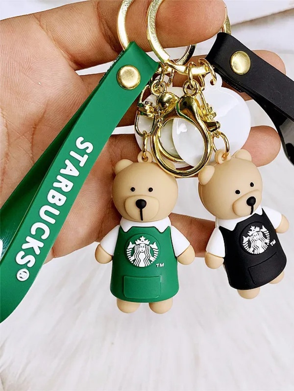 Starbucks Style Drink Cup Keychain Pendant Piece - Picture 4 of 12